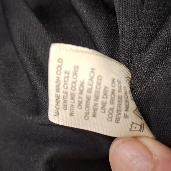 No Comment sheer lined mini dress - L - floral black/white - Picture 6 of 9